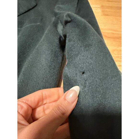 Oxxford Clothes Bauman's Emerald Green Cashmere Suit Jacket Size 42 R JL - Picture 14 of 16